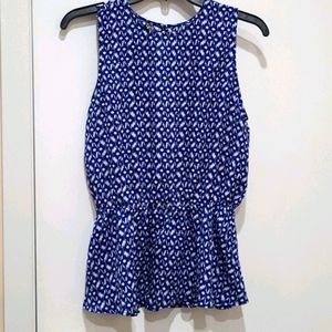 🆕️Women's sleeveless peplum top- Medium